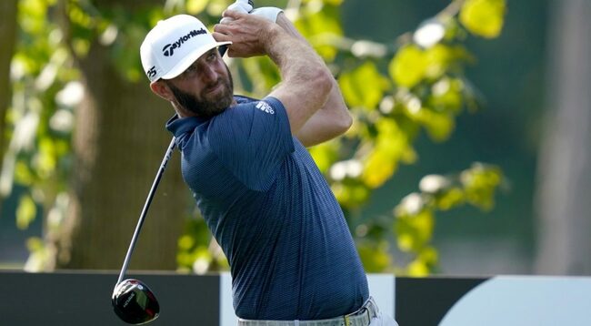 Dustin Johnson stays in groove, opens with 63 at LIV Chicago