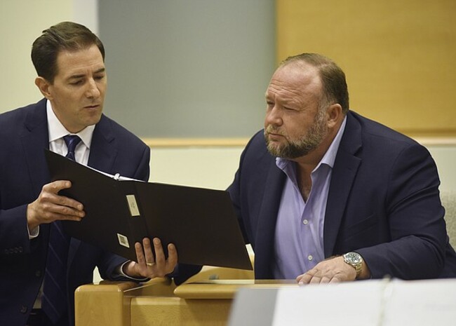 Alex Jones testifies in trial over his Sandy Hook hoax lies
