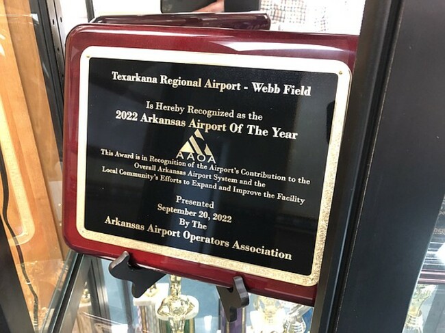 Texarkana Regional named Arkansas' top airport