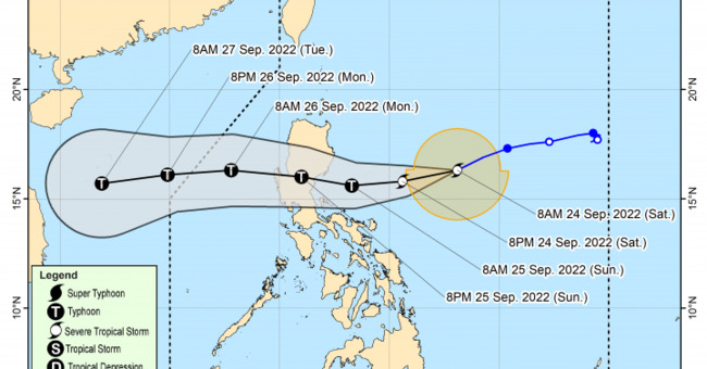 'Karding' intensifies into severe tropical storm