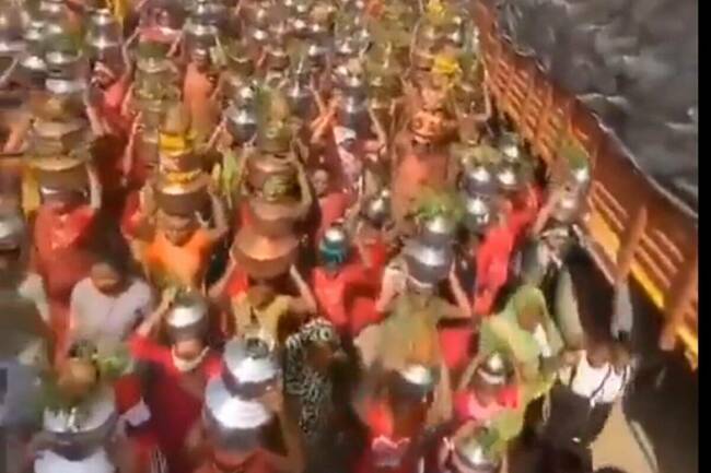 Viral Video: Social distancing goes for toss in Gujarat as women flock procession to eradicate coronavirus; 23 held