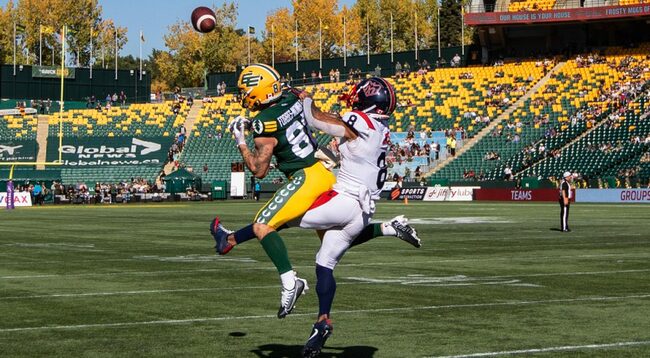 Alouettes' late pick clinches win over Elks in Edmonton