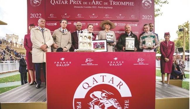 Alpinista wins Qatar Prix de l’Arc de Triomphe for trainer Prescott