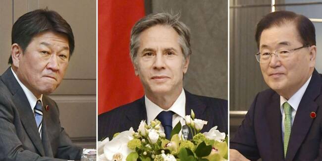 Japan and South Korea agree to coordinate with US on North Korea