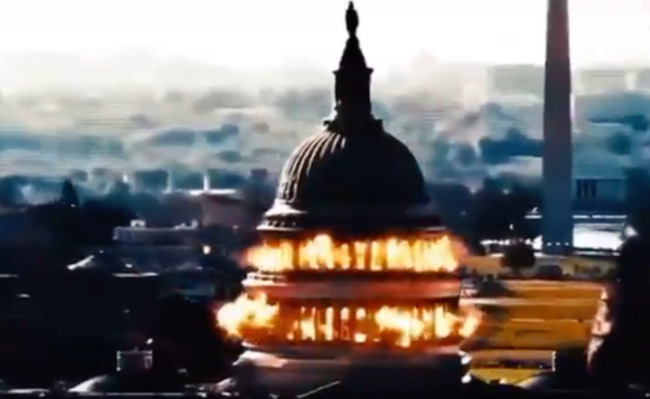 Iran Airs Disturbing Propaganda Clip Of IRGC Blowing Up Capitol Building