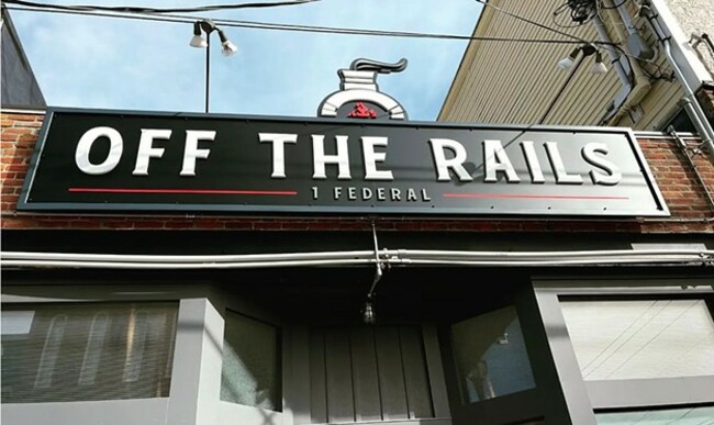 Off the Rails at One Federal to Open in St. Albans