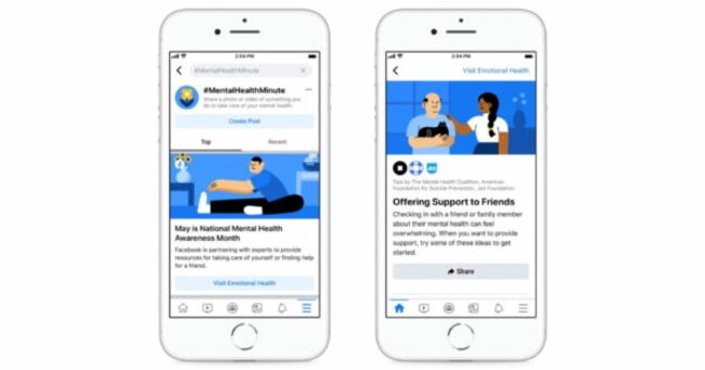 Facebook Wants Users to Check In on Themselves, Friends During Mental Health Awareness Month
