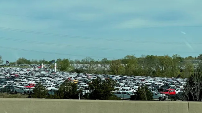 Watch: Thousands Of Ford Pickups Sit Idle In Kentucky Lots, Awaiting Semi Chip-Related Components