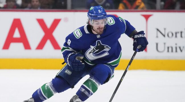 Poolman returns to lineup, Garland out for Canucks vs. Blue Jackets